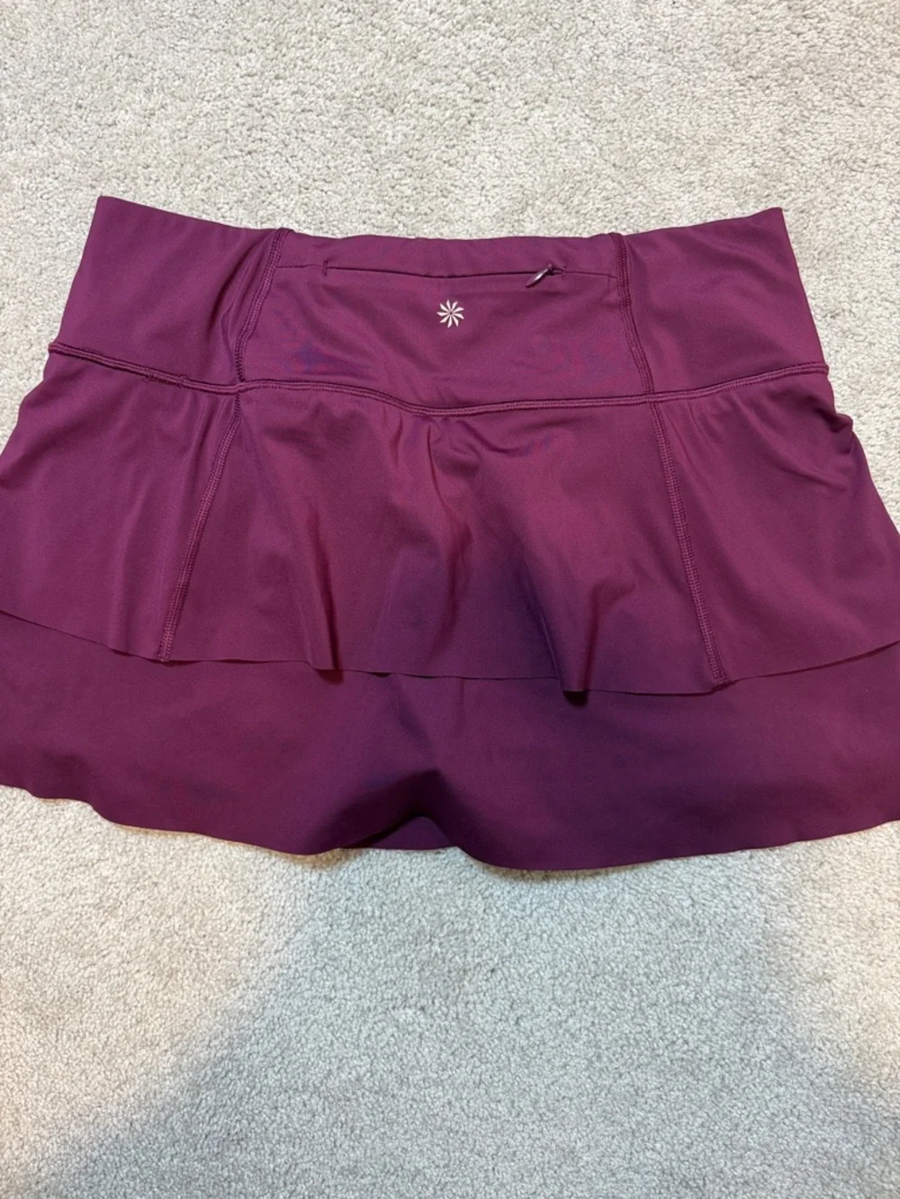Athleta Plum Wine Athletic Skort - Picture 4 of 6